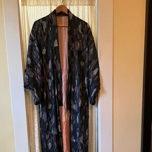 Vintage hand painted kimono